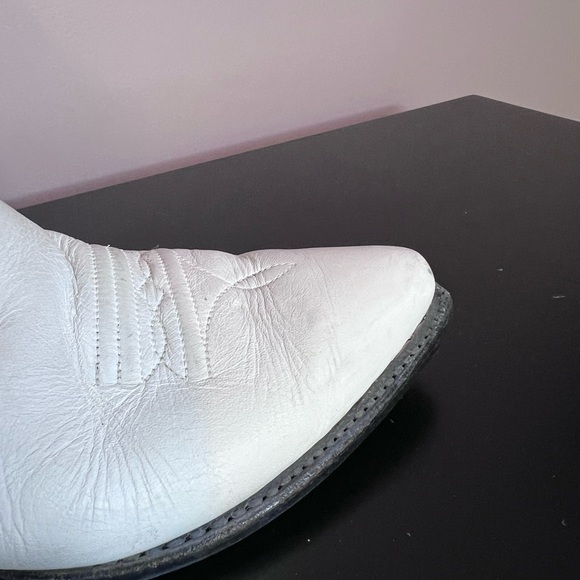 Vittorio Ricci White Cowgirl Boots 6M - Picture 13 of 16